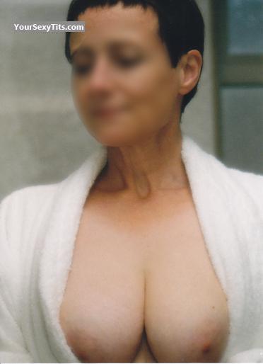 Tit Flash: Wife's Medium Tits - Kentish Girl from United Kingdom